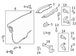 Exterior Door Handle Base Reinforcement - Right, Front