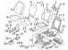 Seat Cover Cushion And Pad - Right, Front
