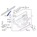 Door Window Molding - Right, Rear