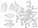 Cover And Pad Headrest - Left, Right, Rear