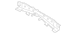 Floor Pan Crossmember Engine Support - Rear, Center