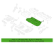 Seat Cover Cushion - Left, Rear (XL)