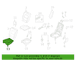 Seat Cover Cushion <br>A that replaces the original equipment back and bottom Covers of a