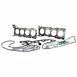 Engine Cylinder Head Gasket Set Kit Top End - 6.2L