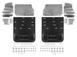 Gatorback Gunmetal Ford Logo Splash Guards Rear Pair