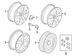 Wheel Rim 7.5 X 18 (Style 1)
