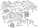 Air Conditioning (A/C) Evaporator Core and Case HVAC Unit