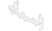 Bumper Impact Bar Floor Crossmember Reinforcement Rebar - Front