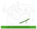 Floor Pan Reinforcement Sidemember Extension - Right, Front