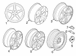 Wheel Rim 8 X 18 Painted (ST)