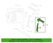 Body B-Pillar Side Roof Rail - Right, Inner
