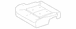 Seat Cushion Pad - Right, Rear, Back