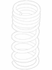 Coil Spring - Left, Right, Rear