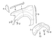 Fender Splash Shield Guard - Left, Front 3.5L