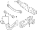 Suspension Knuckle and Bushing - Left, Rear
