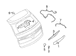 Back Glass Wiper Motor Screw And Washer