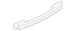 Bumper Impact Bar Reinforcement Rebar - Rear