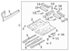 Floor Support Console Bracket - Front