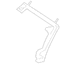 Reinforcement Bumper Guide Marker - Left, Front