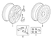 Wheel Rim 6.5 X 16 - White, 5 Spoke, Road (LWB Kombi)