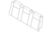 Seat Back Cushion Pad - Rear