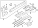 Side Floor Member Body A Pillar Reinforcement Plate - Right, Front