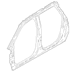 Uniside Door Frame - Left, Outer (Regular Wagon)