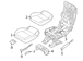 Seat Cover Cushion - Right, Rear