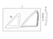 Quarter Glass Window - Right