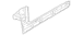 Rocker Panel Reinforcement Side Floor Member - Right, Front, Inner (Hybrid, Plug In Hybrid)
