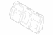Seat Back Cushion Pad - Rear