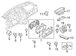 Instrument Panel Lens Fuel And Temperature Gauge Mask