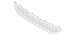 Bumper Grille - Front, Lower, Center