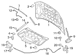 Hood Insulation Pad Insulator - Front