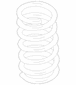 Coil Spring - Right, Front, Rear (Shelby)