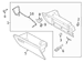 Glove Box Door Compartment (Platinum)