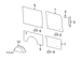 Interior Quarter Panel Trim Load Compartment - Right