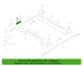 Roof Luggage Carrier Side Rail Bracket Support - Left (Special Edition Pack)