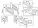Radiator Support Baffle Air Deflector - Right 3.7L