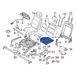 Seat Cushion Foam Pad - Left, Front