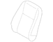 Seat Back Cushion Cover - Front, Passenger