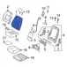 Seat Back Cushion Cover - Left, Front (GT)