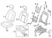 Seat Cover Cushion - Right, Front