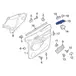 Door Switch Trim Panel Applique - Right, Front