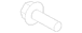 Liftgate Support Strut Holder Stud - M10 X 17.5