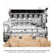 3/4 Engine MBE906 6.4L EPA04 902919 With Constant Throttle with Flywheel Housing