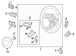 Steering Wheel - Front (6-MT)