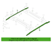 Roof Luggage Carrier Side Rail Rack - Left