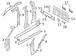 Body B-Pillar Reinforcement REINFORCED Pillar <br>Body B Corner Hinge