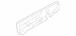 Seat Frame Trim Panel Track Cover